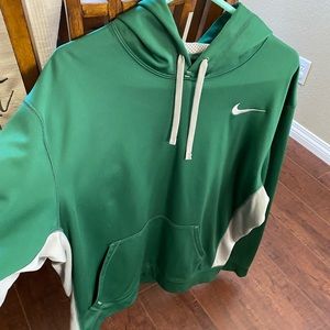 Mens XL Nike green hoodie